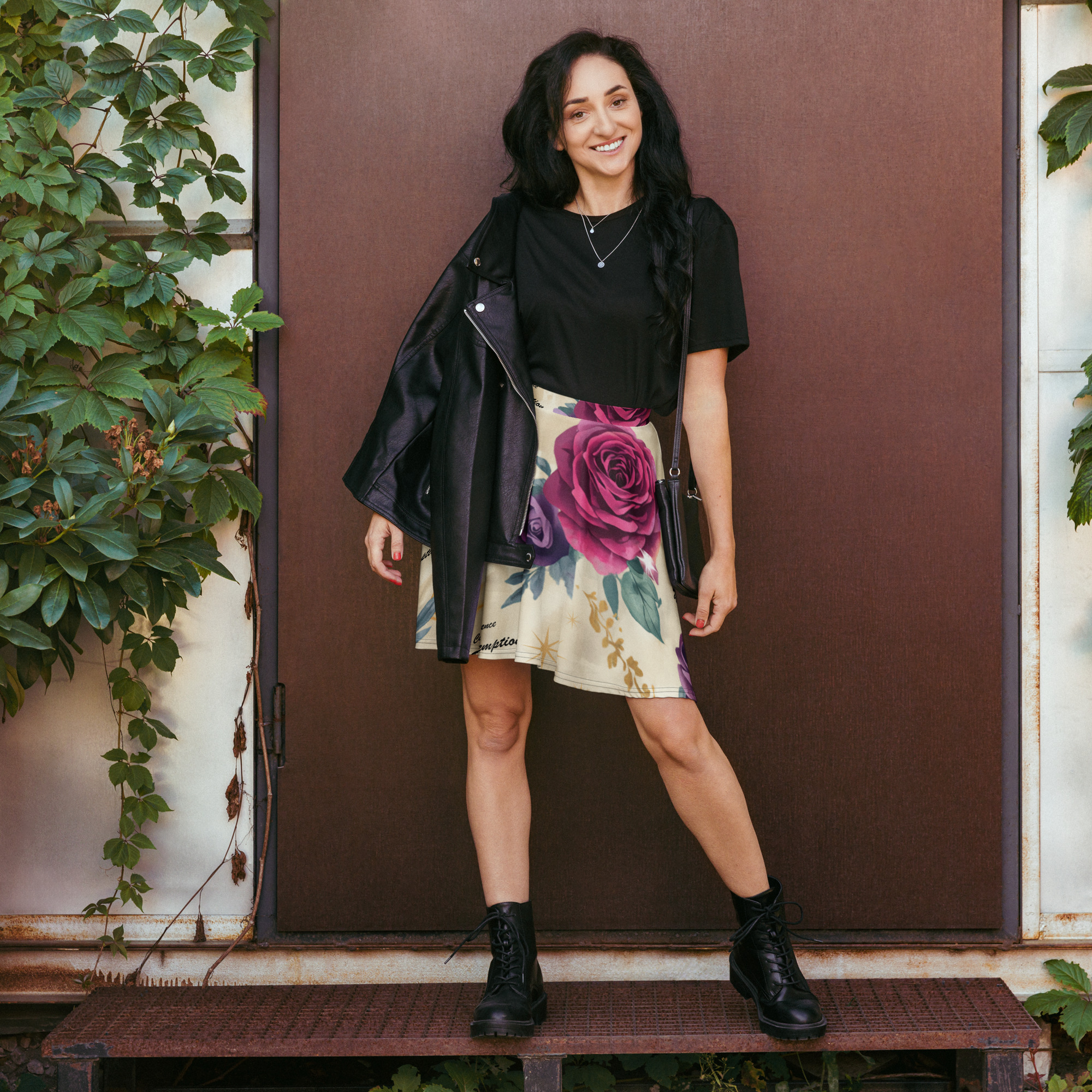 ✨ !Crowned in Confidence, Wrapped in Redemption™ Skater Skirt ✨ - Image 2