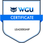 WGU Academic Credentials - WGU Certificate Leadership - 2023-11-10